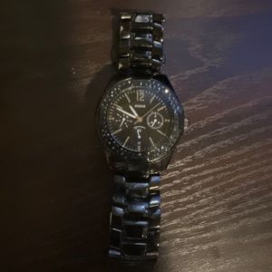 Guess black watch